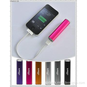 Travel Gift Portable Battery Charger 2200mAh with Safe Protection